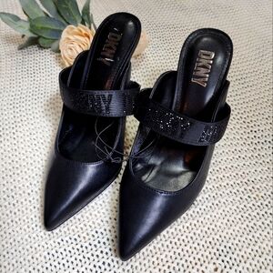DKNY black high heels size 7.5 NEW
